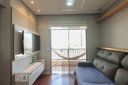 Sala  de apartamento à venda com 2 quartos, 49m² em Vila Bertioga, São Paulo