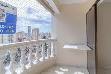 Varanda da Sala de apartamento para alugar com 2 quartos, 70m² em Setor Bueno, Goiânia