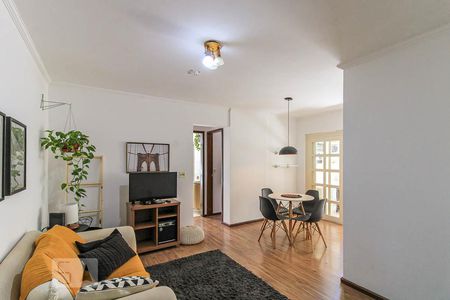 Sala de Estar de apartamento para alugar com 2 quartos, 49m² em Cabral, Curitiba