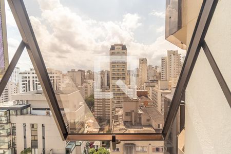 Quarto - vista de kitnet/studio para alugar com 1 quarto, 42m² em Jardim Paulista, São Paulo