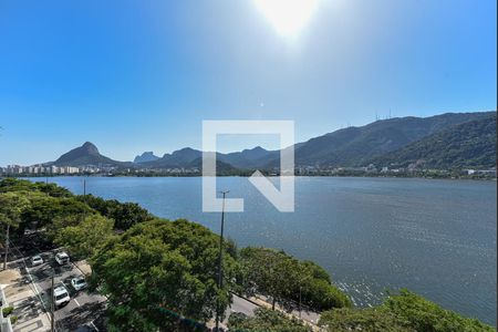 Vista da Varanda da Sala de apartamento à venda com 1 quarto, 68m² em Lagoa, Rio de Janeiro