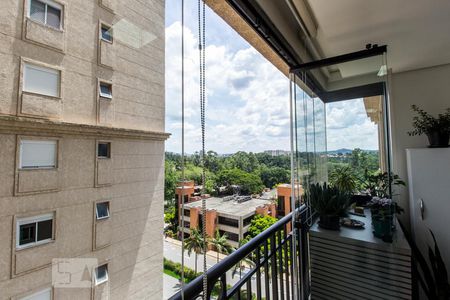 Vista da Varanda de apartamento à venda com 3 quartos, 91m² em Alphaville Empresarial, Barueri