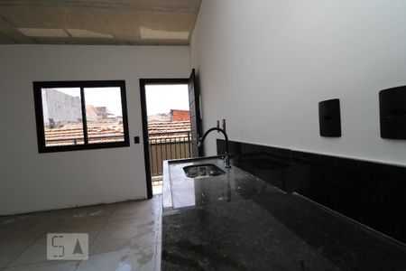 Cozinha de apartamento à venda com 1 quarto, 30m² em Vila Prudente, São Paulo