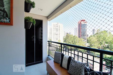 Varanda da Sala de apartamento para alugar com 3 quartos, 70m² em Jardim Parque Morumbi, São Paulo