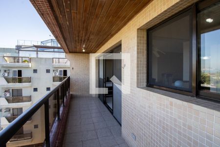 Varanda de apartamento para alugar com 4 quartos, 110m² em Loteamento João Batista Julião, Guarujá