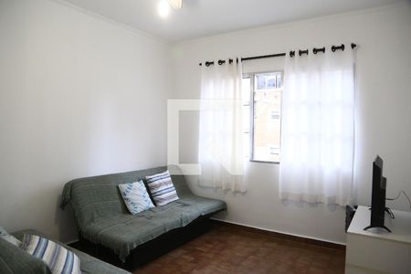  Sala de apartamento para alugar com 1 quarto, 70m² em Guilhermina, Praia Grande