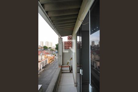 varanda de kitnet/studio para alugar com 1 quarto, 36m² em Vila Santa Clara, São Paulo