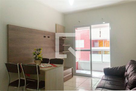 Sala de apartamento para alugar com 2 quartos, 60m² em Canto do Forte, Praia Grande