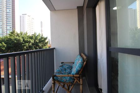 Varanda de apartamento à venda com 1 quarto, 22m² em Jardim das Acácias, São Paulo