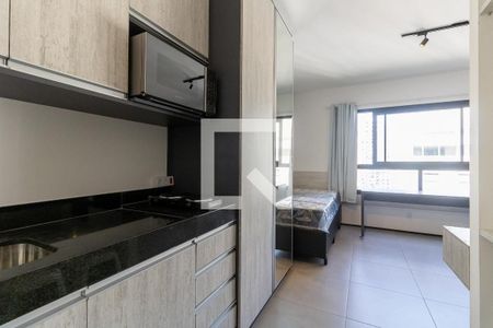 Studio para alugar com 25m², 1 quarto e sem vaga Studio para alugar com 25m², 1 quarto e sem vagaCozinha