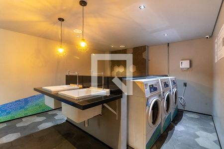 Studio para alugar com 25m², 1 quarto e sem vaga Studio para alugar com 25m², 1 quarto e sem vagaLavanderia