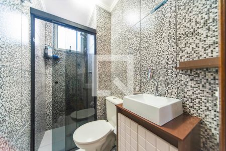 Banheiro  de apartamento para alugar com 2 quartos, 40m² em Vila Lutécia, Santo André