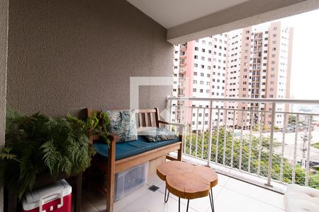 Varanda da Sala de apartamento à venda com 2 quartos, 57m² em Lauzane Paulista, São Paulo