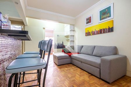 Sala de apartamento à venda com 1 quarto, 38m² em Jardim Paulista, São Paulo