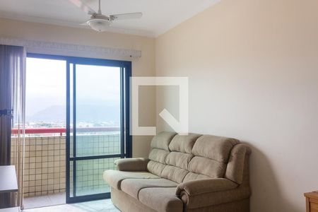 Sala de apartamento para alugar com 1 quarto, 50m² em Maracanã, Praia Grande