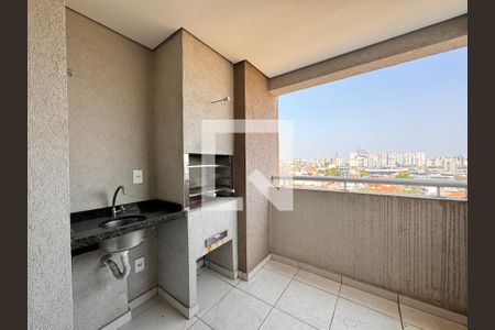 Varanda gourmet de apartamento para alugar com 2 quartos, 52m² em Vila Scarpelli, Santo André