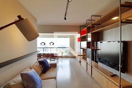 Sala de apartamento à venda com 2 quartos, 70m² em Vila Andrade, São Paulo