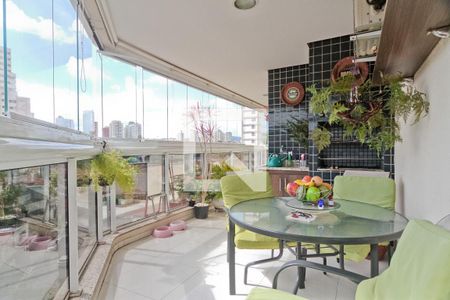 Varanda gourmet de apartamento à venda com 3 quartos, 160m² em Santa Teresinha, São Paulo