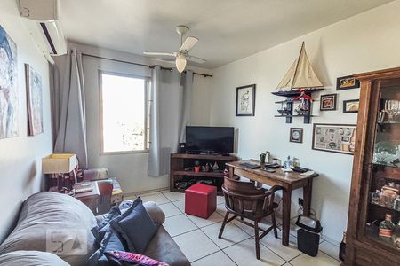 Sala de apartamento à venda com 1 quarto, 55m² em Centro, São Leopoldo