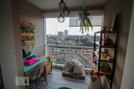 varanda de apartamento à venda com 2 quartos, 57m² em Vila Oratório, São Paulo