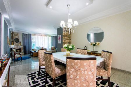 Sala de jantar de casa à venda com 3 quartos, 300m² em Vila Assunção, Santo André