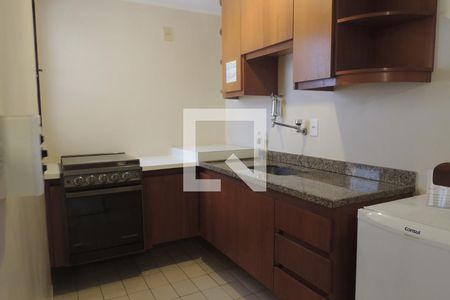 Cozinha de apartamento para alugar com 1 quarto, 46m² em Centro, Campinas