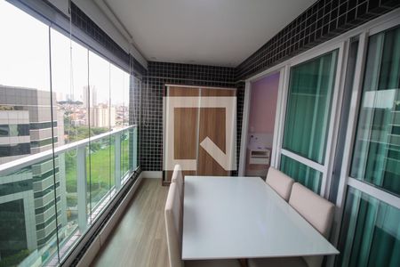 varanda de kitnet/studio para alugar com 1 quarto, 55m² em Vila Regente Feijó, São Paulo