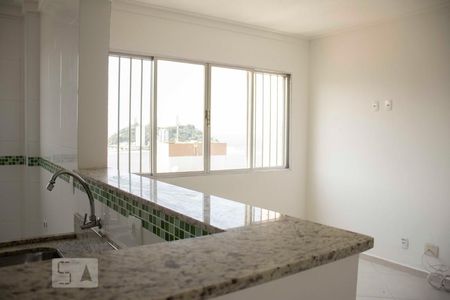 Sala/Cozinha de apartamento para alugar com 1 quarto, 60m² em Gonzaguinha, São Vicente