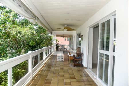 Varanda da Sala de casa à venda com 6 quartos, 400m² em Gavea, Rio de Janeiro