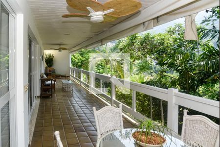 Varanda da Sala de casa à venda com 6 quartos, 400m² em Gavea, Rio de Janeiro