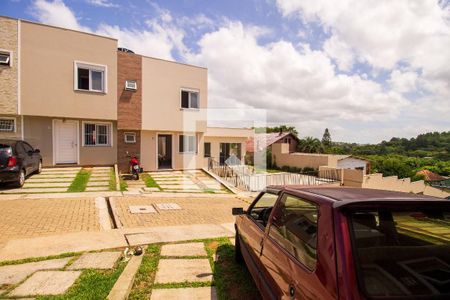 Vista da Sala de casa de condomínio à venda com 2 quartos, 65m² em Vila Nova, Porto Alegre