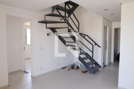 Sala de apartamento à venda com 3 quartos, 166m² em Vila Alzira, Santo André