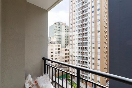 Varanda de apartamento para alugar com 1 quarto, 28m² em República, São Paulo