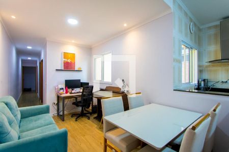 Sala de apartamento à venda com 3 quartos, 140m² em Vila Valparaíso, Santo André