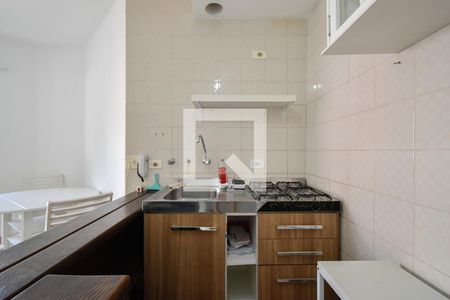 Cozinha de apartamento para alugar com 1 quarto, 29m² em Bela Vista, São Paulo