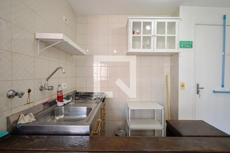 Cozinha de apartamento para alugar com 1 quarto, 29m² em Bela Vista, São Paulo