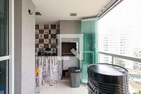 Varanda - Sala de apartamento à venda com 3 quartos, 80m² em Osvaldo Cruz, São Caetano do Sul