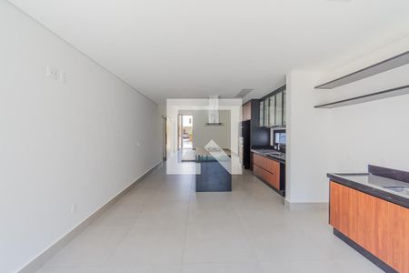 Sala de casa de condomínio para alugar com 3 quartos, 205m² em Swiss Park, Campinas