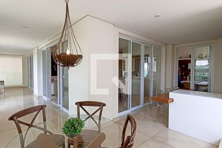 Varanda gourmet de apartamento à venda com 4 quartos, 284m² em Tamboré/ Santan de Panaiba, Santana de Parnaíba