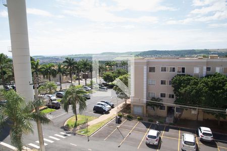 Vista da janela da sala (lado esquerdo) de apartamento para alugar com 2 quartos, 54m² em Reserva Sul Condomínio Resort, Ribeirão Preto