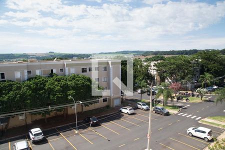 Vista da janela da sala (lado direito) de apartamento para alugar com 2 quartos, 54m² em Reserva Sul Condomínio Resort, Ribeirão Preto