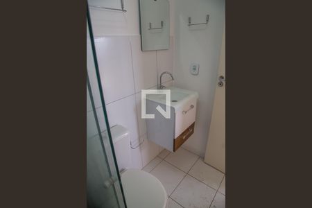 Banheiro social de apartamento para alugar com 2 quartos, 54m² em Reserva Sul Condomínio Resort, Ribeirão Preto