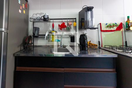 Sala/Cozinha de apartamento à venda com 1 quarto, 27m² em Ferreira, São Paulo
