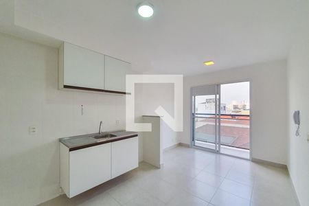 Sala/Cozinha de apartamento à venda com 1 quarto, 32m² em Jardim da Glória, São Paulo