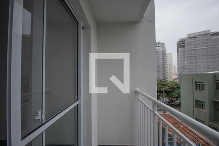 Stúdio - Varanda de kitnet/studio para alugar com 1 quarto, 26m² em Vila Guarani (z Sul), São Paulo