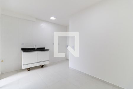 Sala e Cozinha de apartamento para alugar com 1 quarto, 21m² em Cambuci, São Paulo