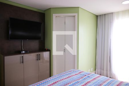 Suite de apartamento à venda com 2 quartos, 60m² em Vila Valparaiso, Santo André