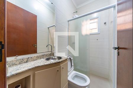 Banheiro  de apartamento à venda com 2 quartos, 50m² em Parque Novo Oratório, Santo André