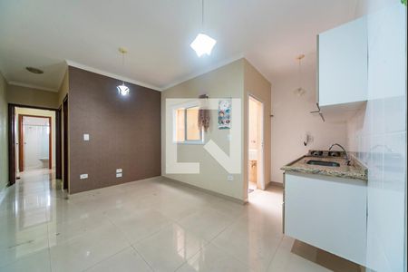 Sala de apartamento à venda com 2 quartos, 50m² em Parque Novo Oratório, Santo André