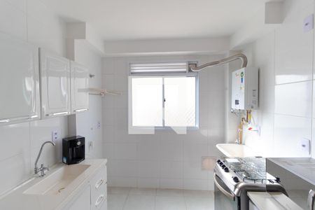 Cozinha de apartamento à venda com 1 quarto, 36m² em Fundação da Casa Popular, Campinas